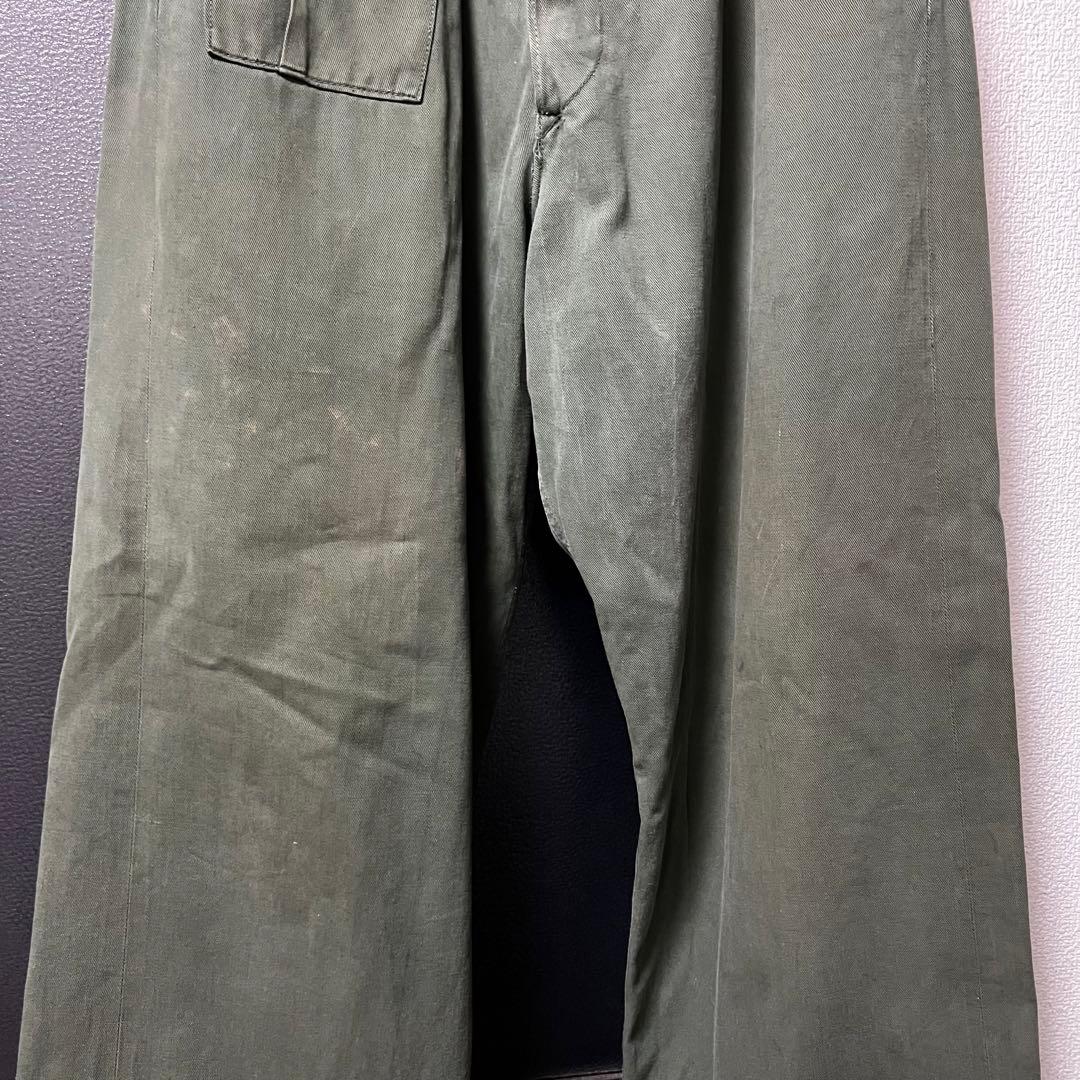 40s British Army カーキドリル トラウザーズ ミリタリー