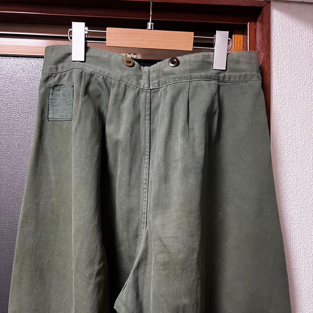 40s British Army カーキドリル トラウザーズ ミリタリー