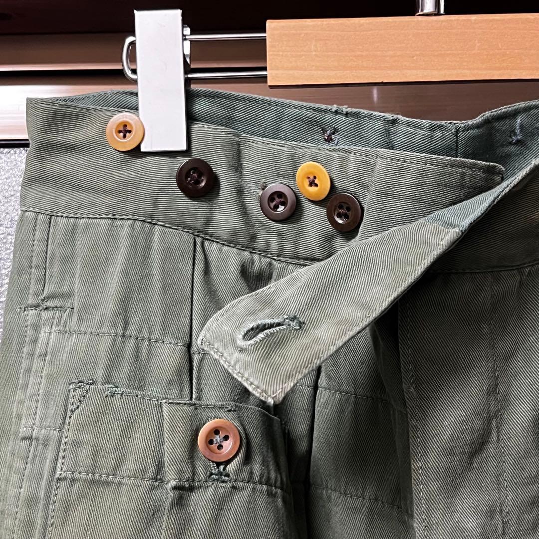 40s British Army カーキドリル トラウザーズ ミリタリー