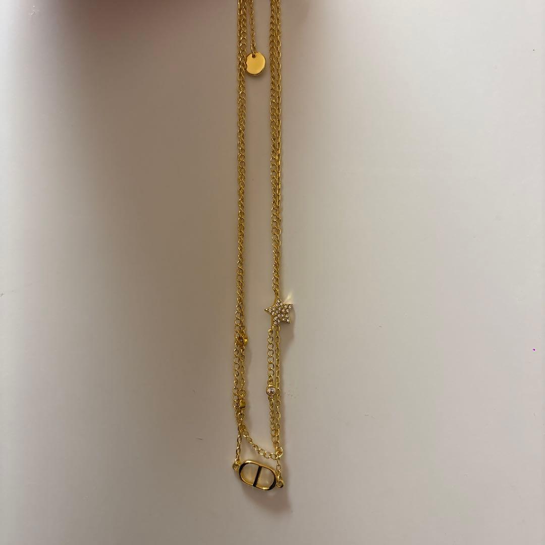 Dior ネックレス Petit CD ダブル