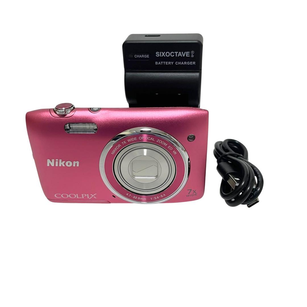 ✨美品✨ニコン COOLPIX S3500 ピンク デジカメ