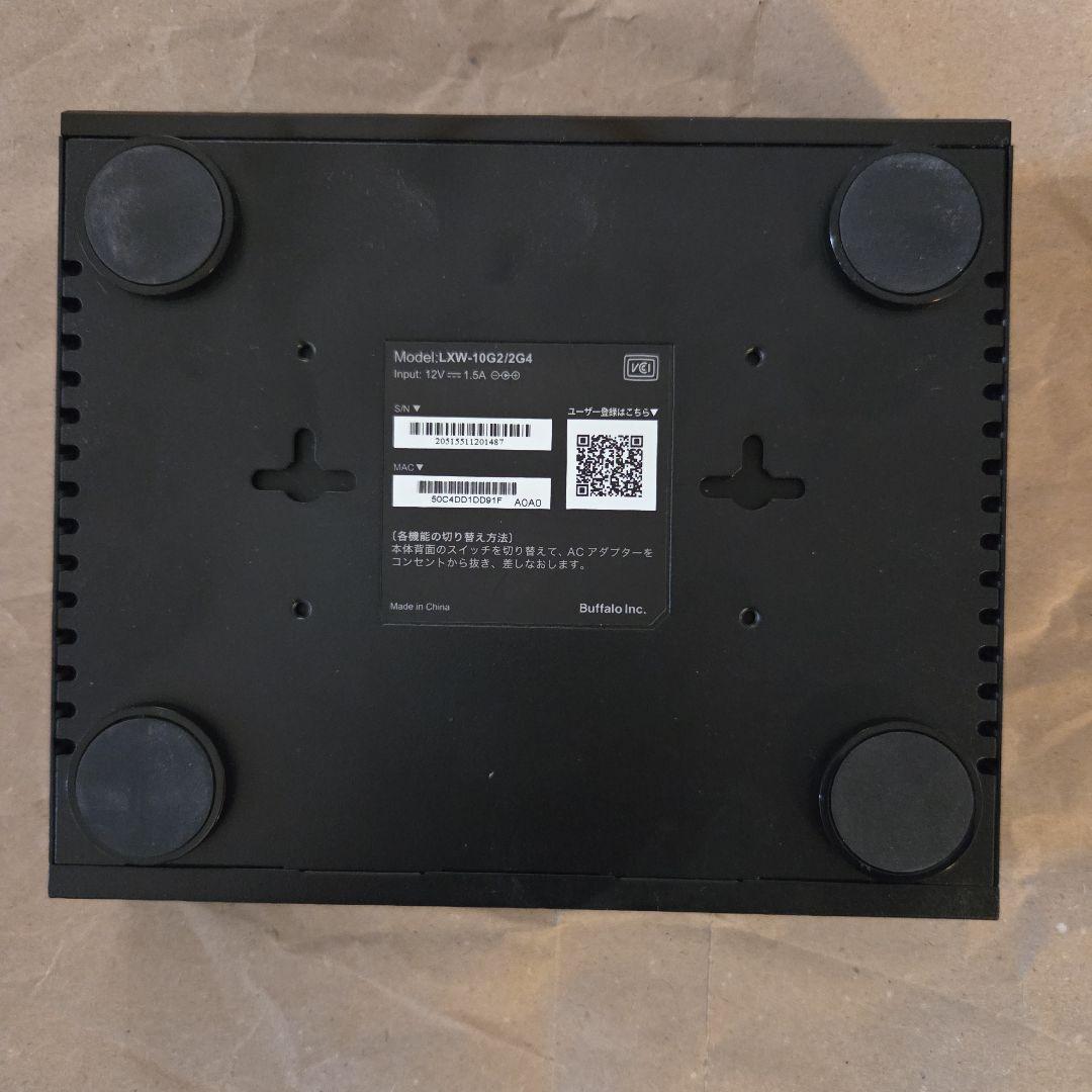 BUFFALO LXW-10G2/2G4 6ポートスイッチングハブ