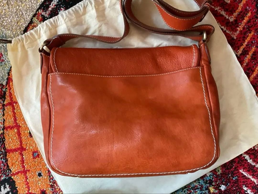 土屋鞄＃ショルダーバッグ＃オレンジ保存袋付き