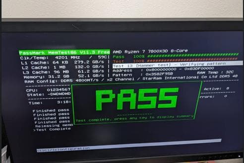 【メモパス済】DDR5 4800MHz 16GB x2枚 (32GB) メモリ