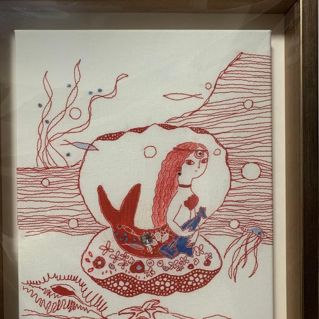 【ビニール未開封】ミカオ　MICAO 「人魚姫」　版画　絵画