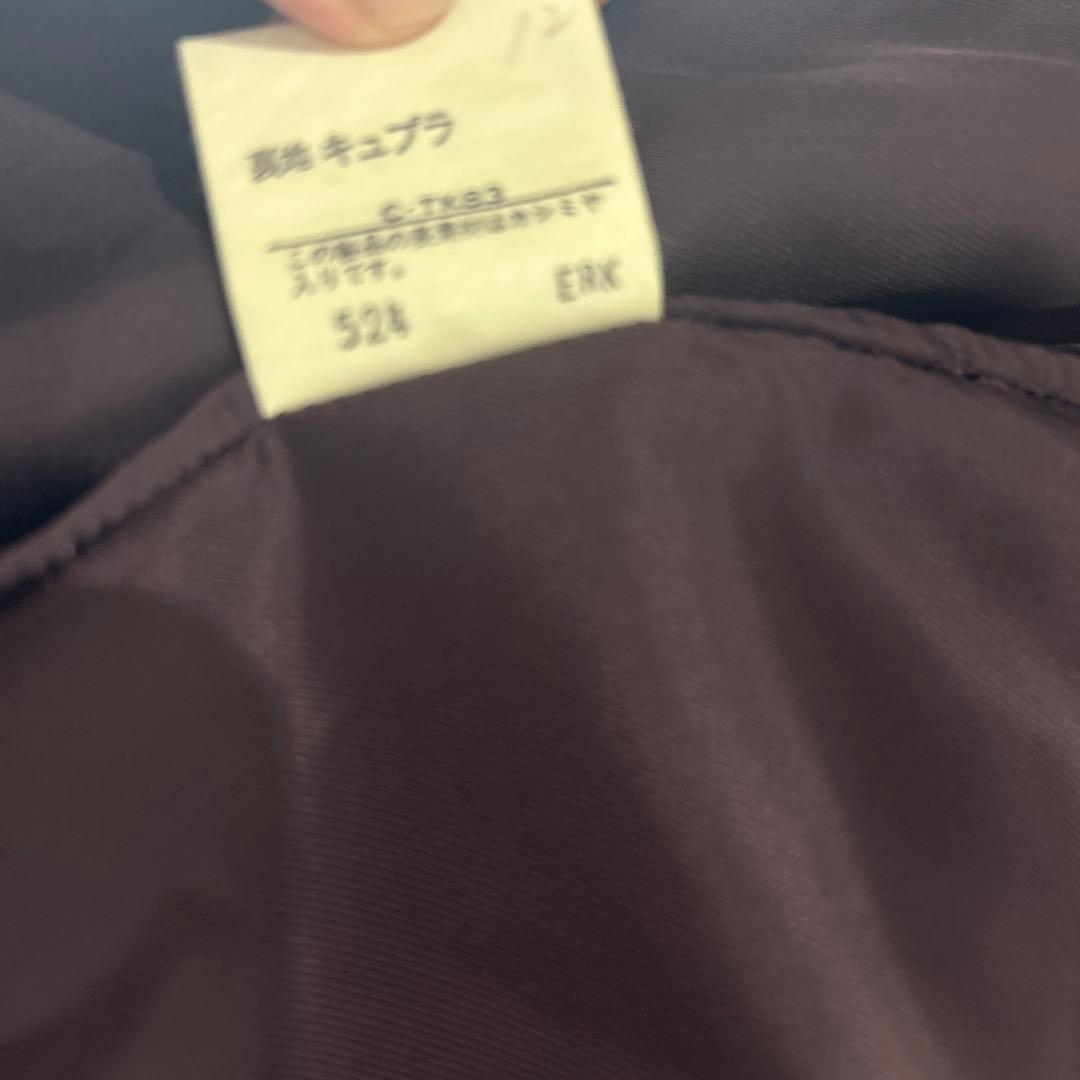 未使用級　BURBERRYS セットアップ　カシミヤ混　金ボタン　ノーカラー