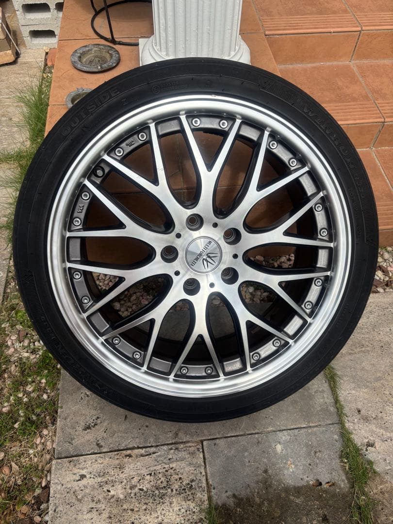 18インチ ロクサーニ、アルミホイールセット 多スポーク