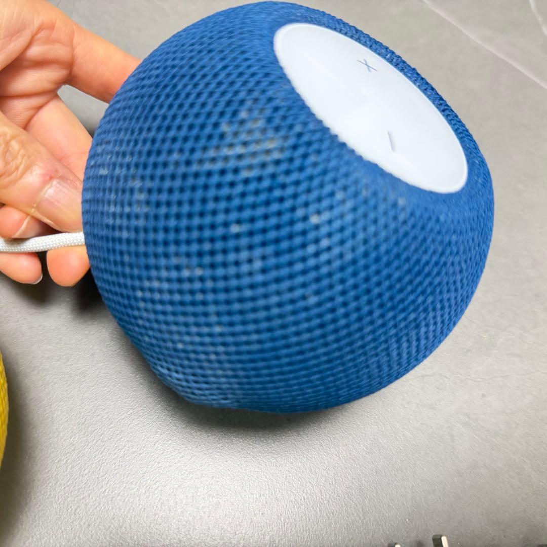 スマートスピーカー 青 黄 2個セット