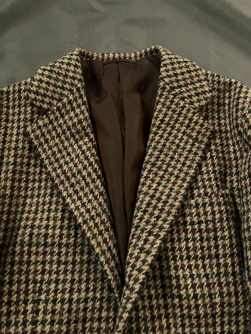 BEAMS F / HARRIS TWEED ハウンドトゥース ジャケット