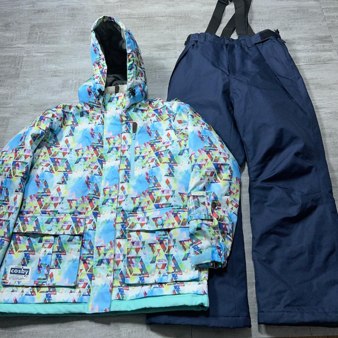 美品★ 近年モデル COSBY コスビー スキーウェア 上下 レディースXL ②