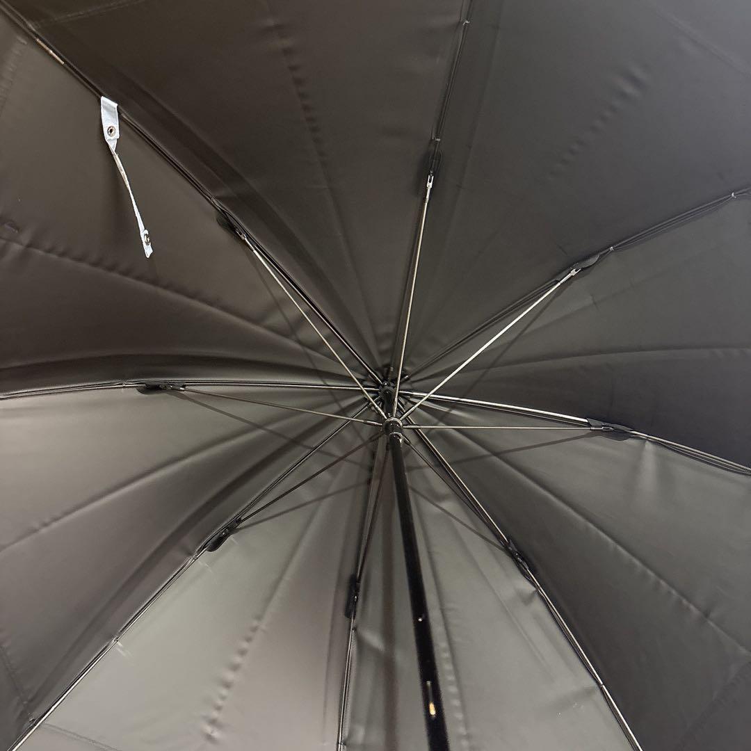 【Rococo】サンバリア100 長傘 Mサイズ コンビ ネイビー 竹手元