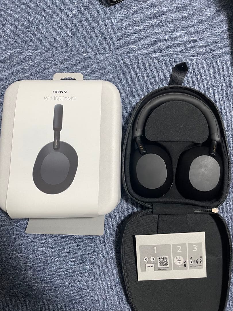 SONY WH-1000XM5（ブラック）付属品完備 12／28日まで