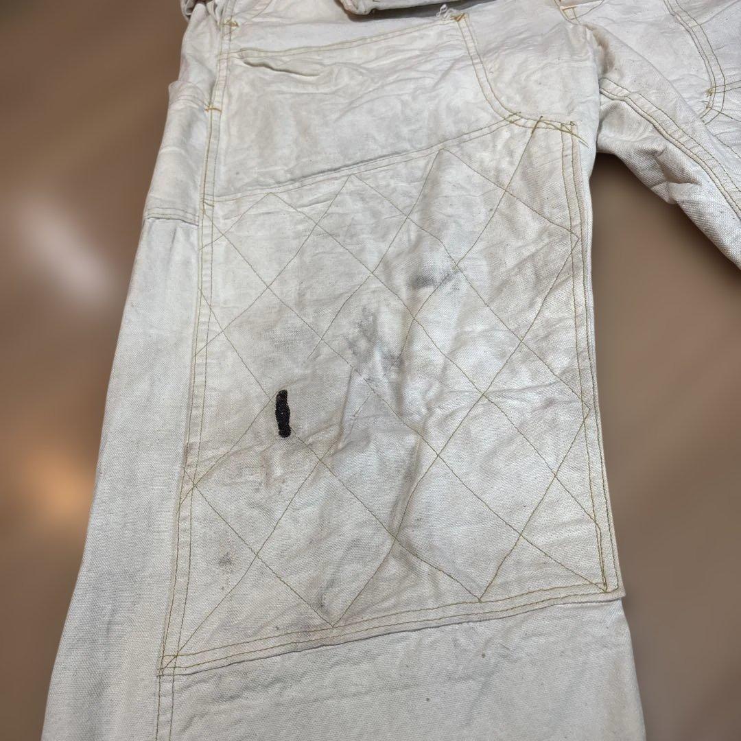 【40s⭕️】 CANT BUSTEM オーバーオール　エプロン　ダブルニー