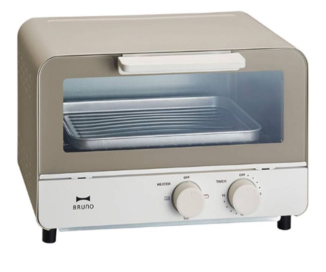 BRUNO オーブントースター グレー ホワイト