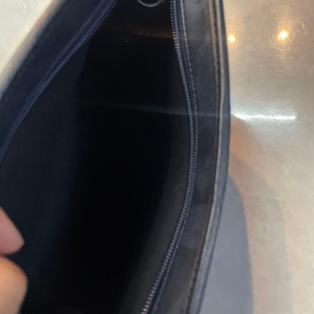 Christian Dior ディオール　ネイビー系　クラッチバッグ