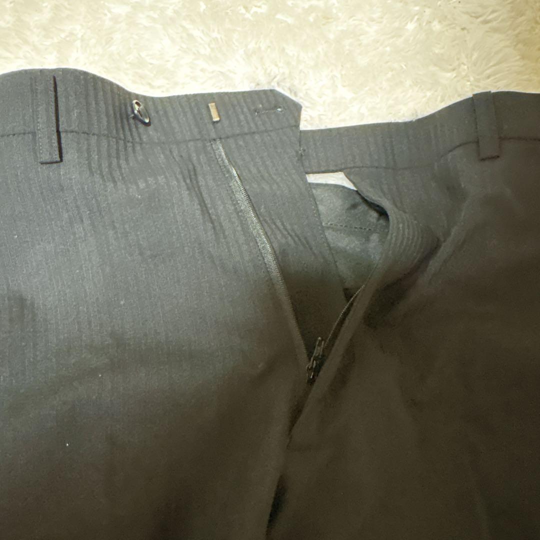 【美品】レミュー スリーピース スーツ セットアップ 洗える AB6 L 黒