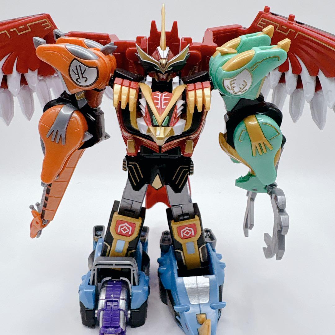 【美品】SMP 百獣戦隊ガオレンジャー ガオイカロス 説明書 武器パーツあり