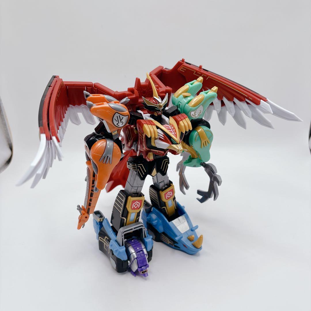 【美品】SMP 百獣戦隊ガオレンジャー ガオイカロス 説明書 武器パーツあり