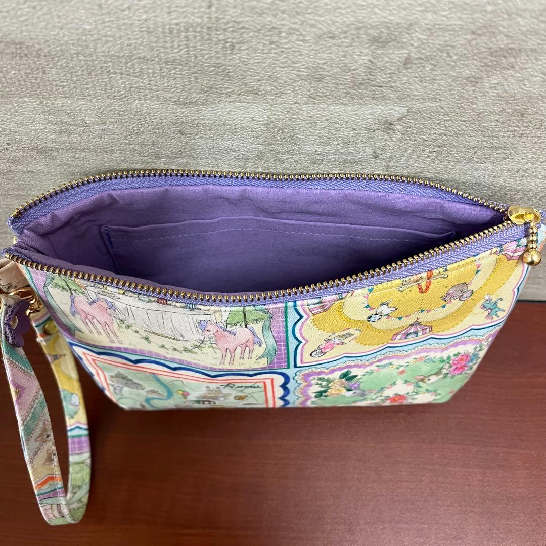 yukiemonハンドメイド　ビッグトートバック＆20㎝ぶら下げポーチ　⑫