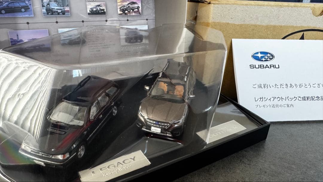 レガシィ アウトバック　SUBARUオリジナルダイキャストミニカー