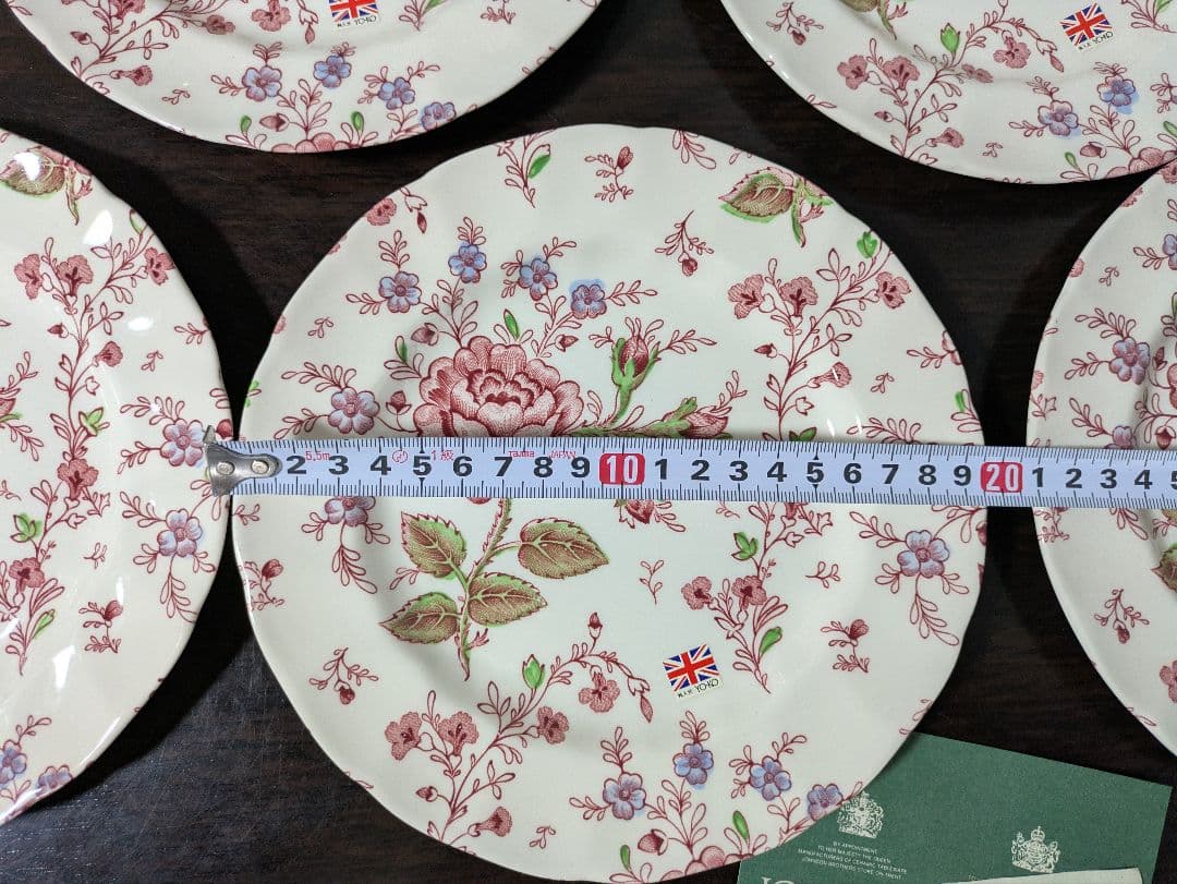 JOHNSON BROTHERS 花柄プレート 5枚セット　未使用　お値下げ中