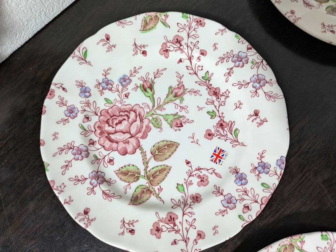 JOHNSON BROTHERS 花柄プレート 5枚セット　未使用　お値下げ中