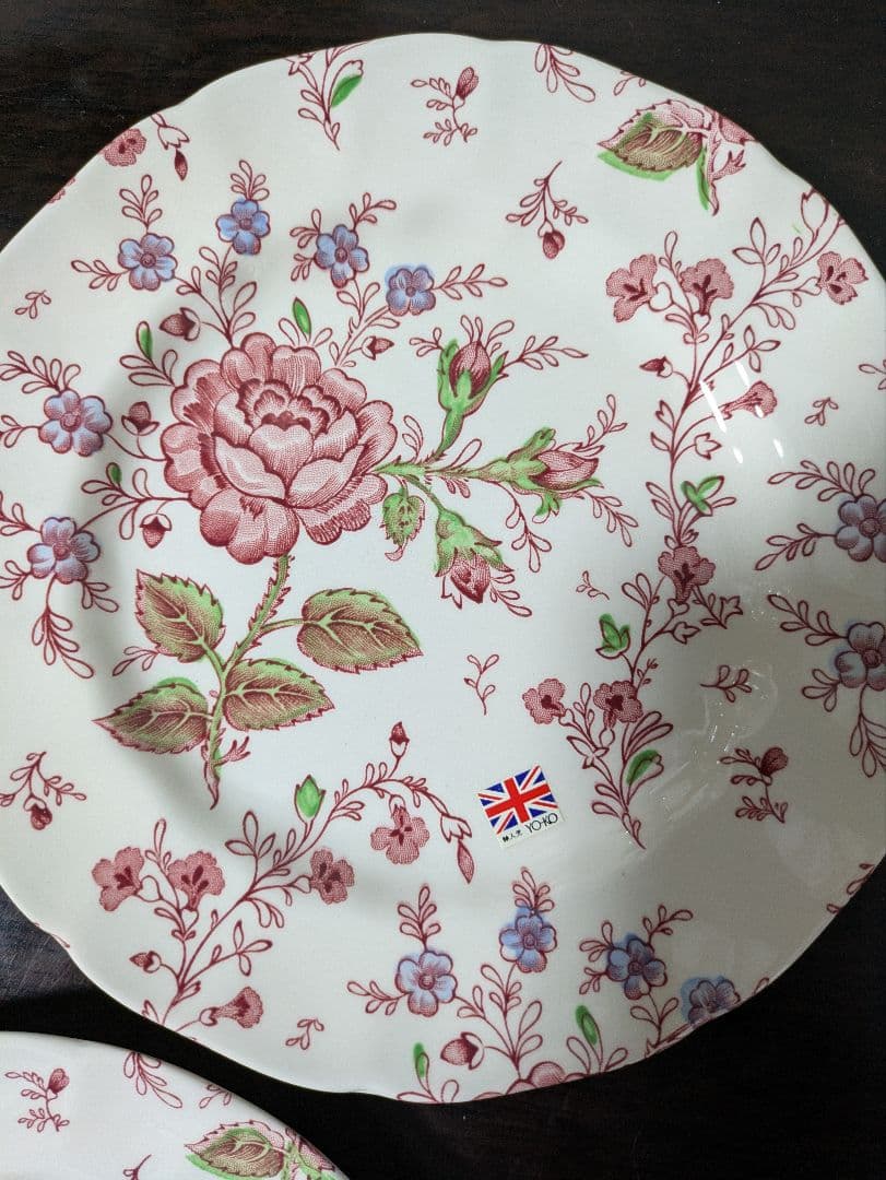 JOHNSON BROTHERS 花柄プレート 5枚セット　未使用　お値下げ中