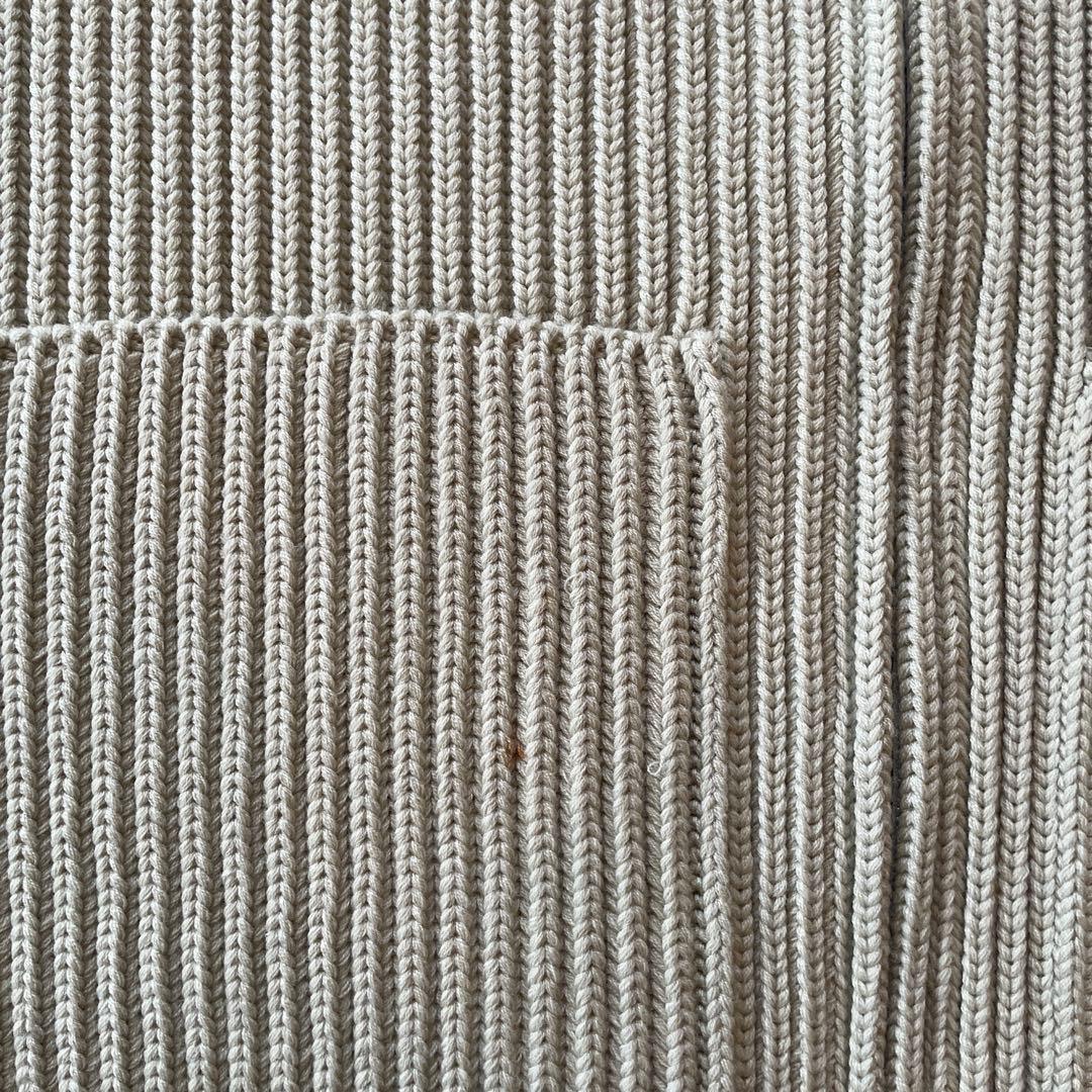 AURALEE ミントグリーン ジップアップニットベスト