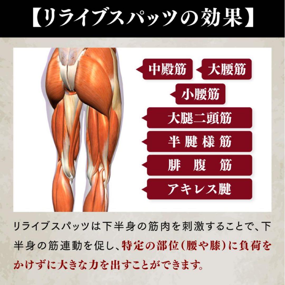 リライブスパッツ　男性用　Mサイズ（前開き）未使用