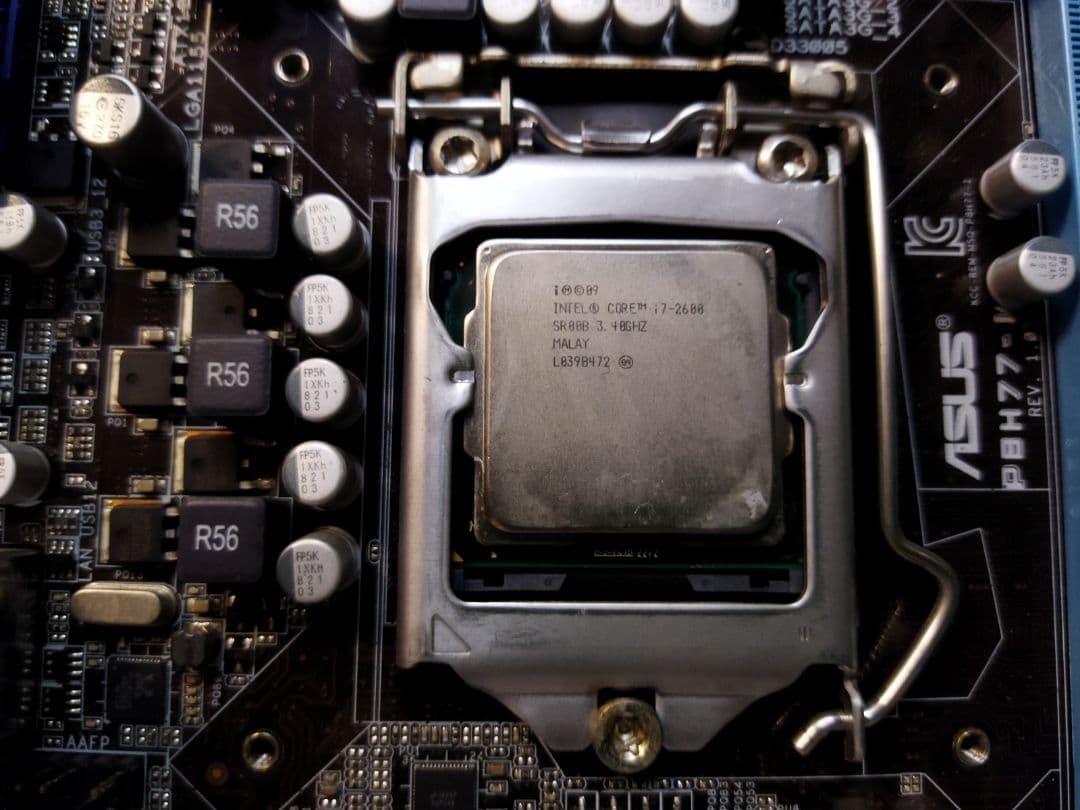 Mini-ITX ASUS P8H77-I Core i7付 マザーボード