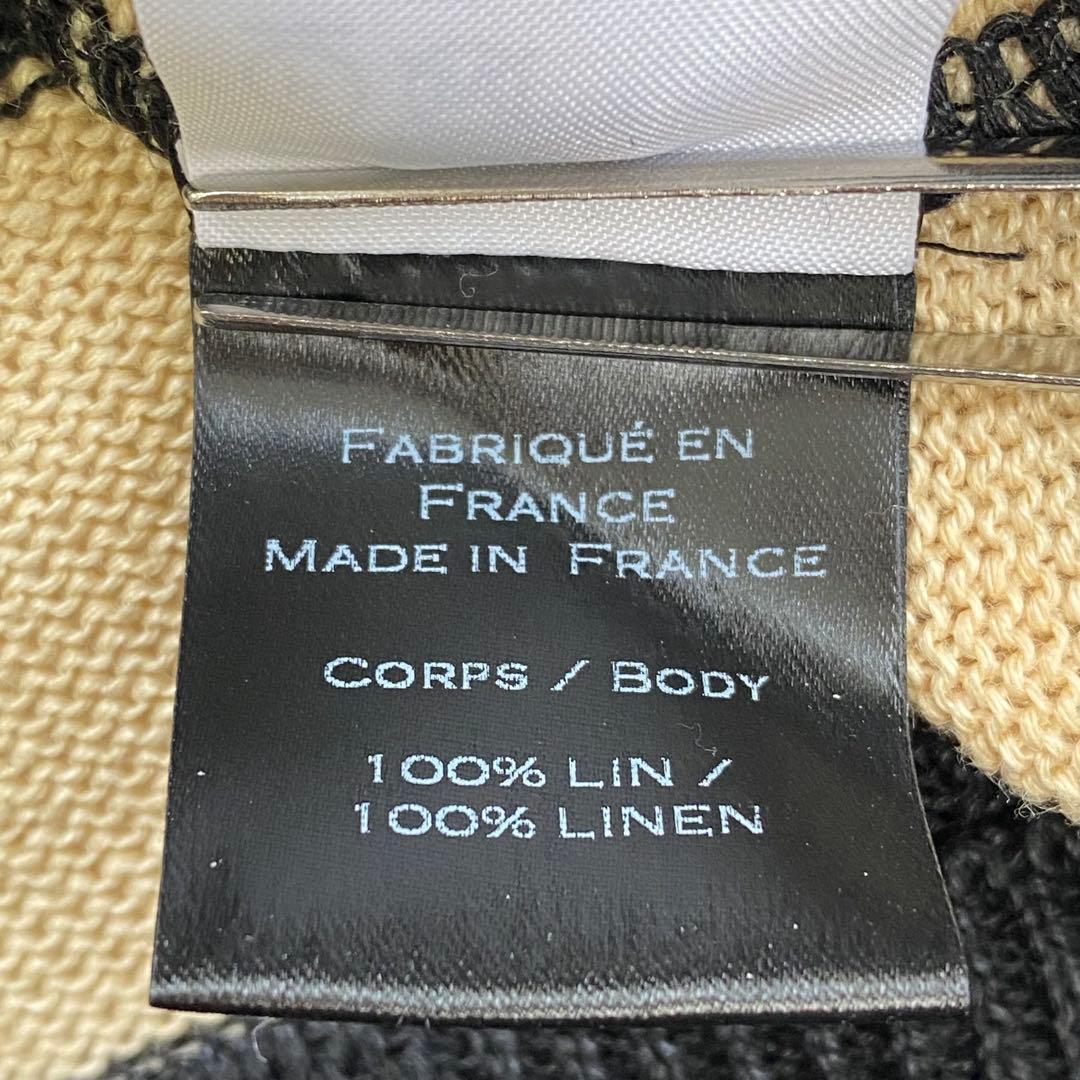 美品★BALMAIN バルマン 長袖ニット セーター 刻印ボタン リネン XS