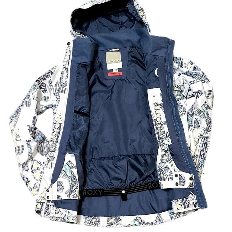 ◆ロキシー　ROXY　レディース　スノボウェア　ジャケットのみ　Mサイズ　総柄
