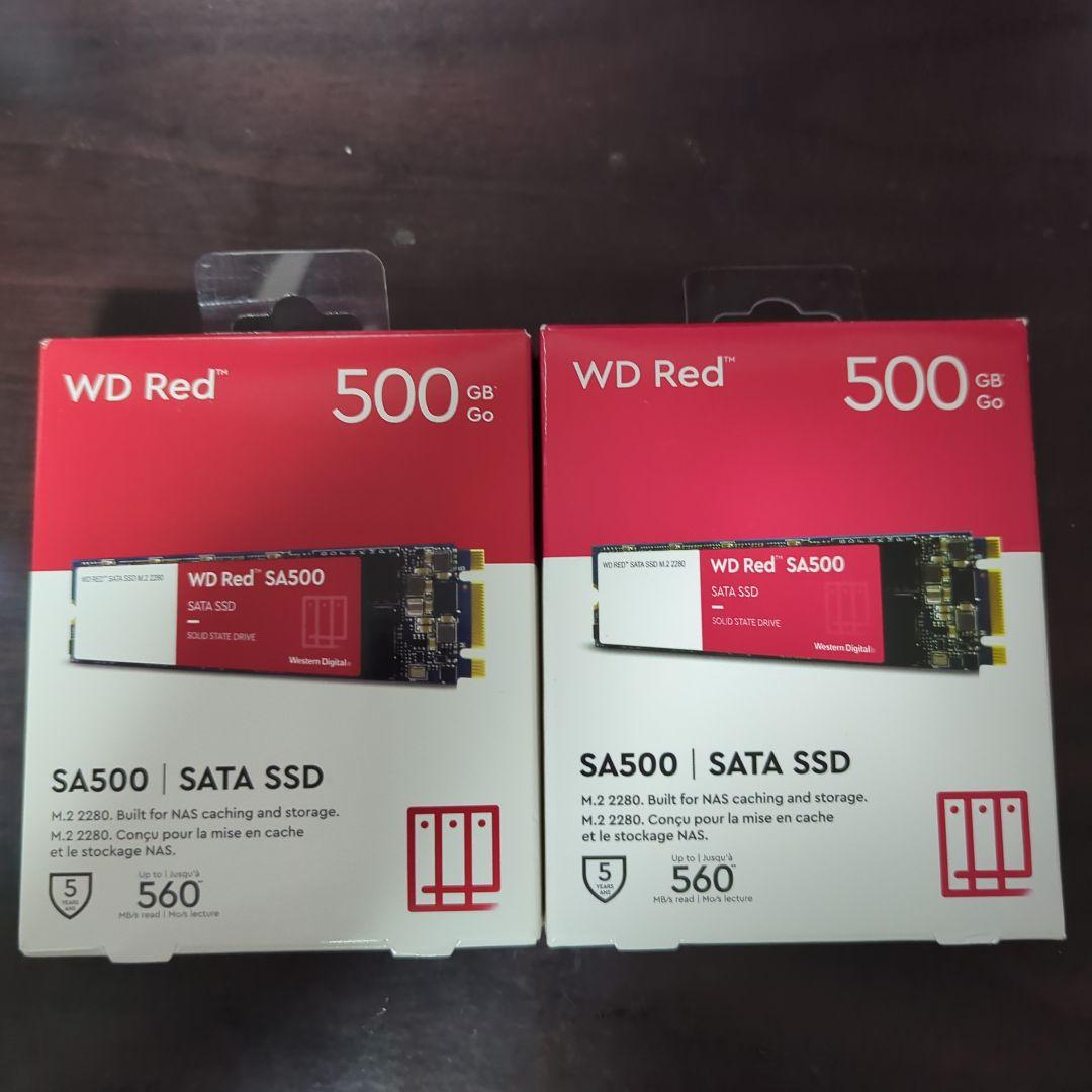 WD Red SA500 500GB SATA SSD 2個セット