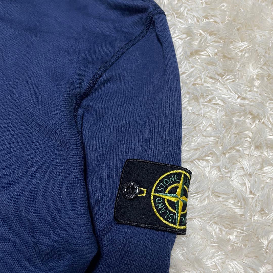 STONE  ハーフジップ　ボタン　スウェットシャツ　Sサイズ