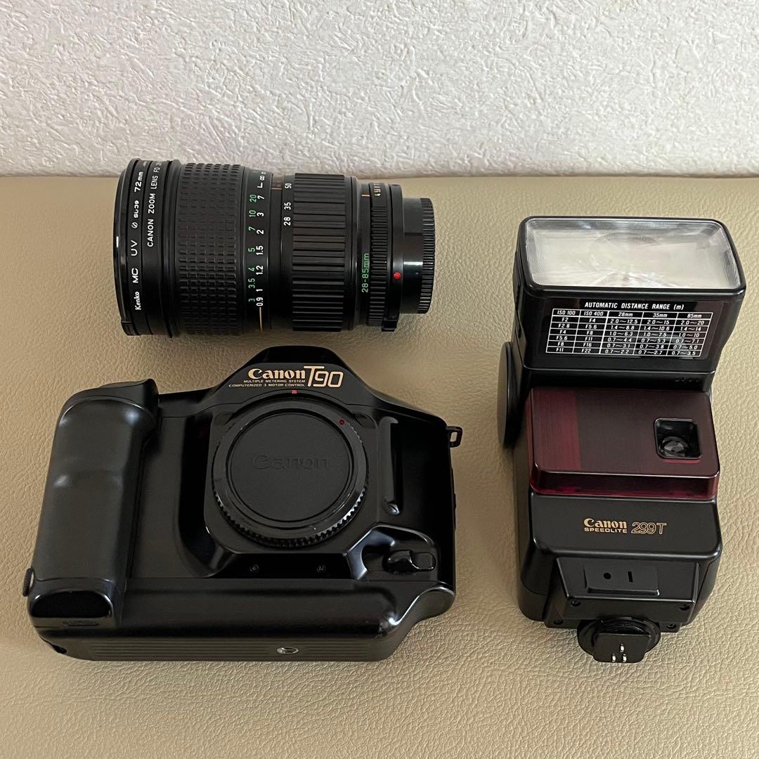 現状販売の為値下　Canon T90 ＋NewFD28-85/4＋299T