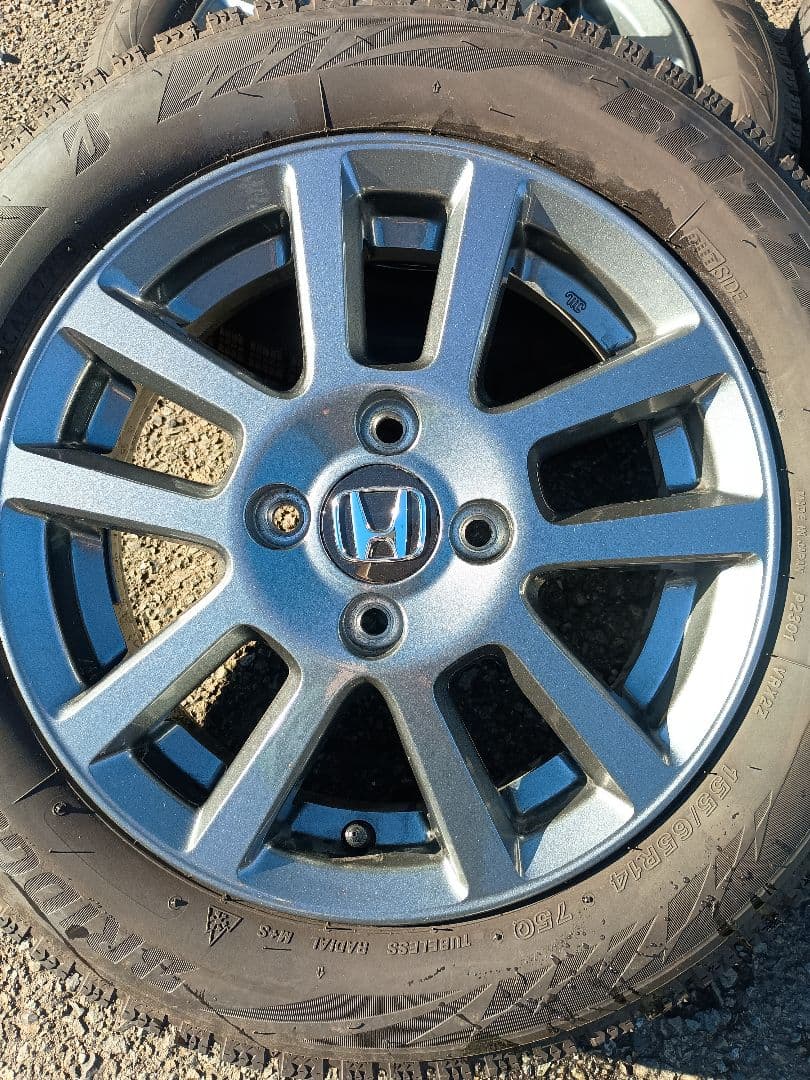 ホンダ純正アルミホイールセット　スタッドレス　 14インチ 　155/65R14