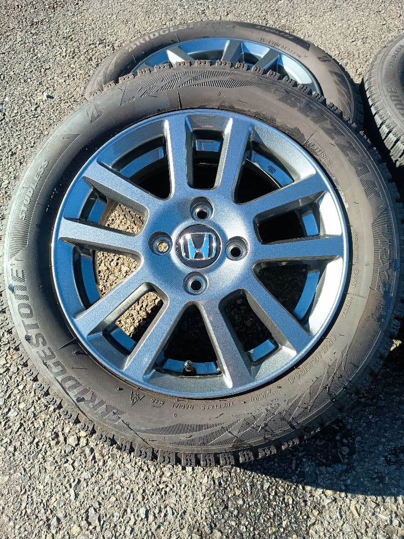 ホンダ純正アルミホイールセット　スタッドレス　 14インチ 　155/65R14