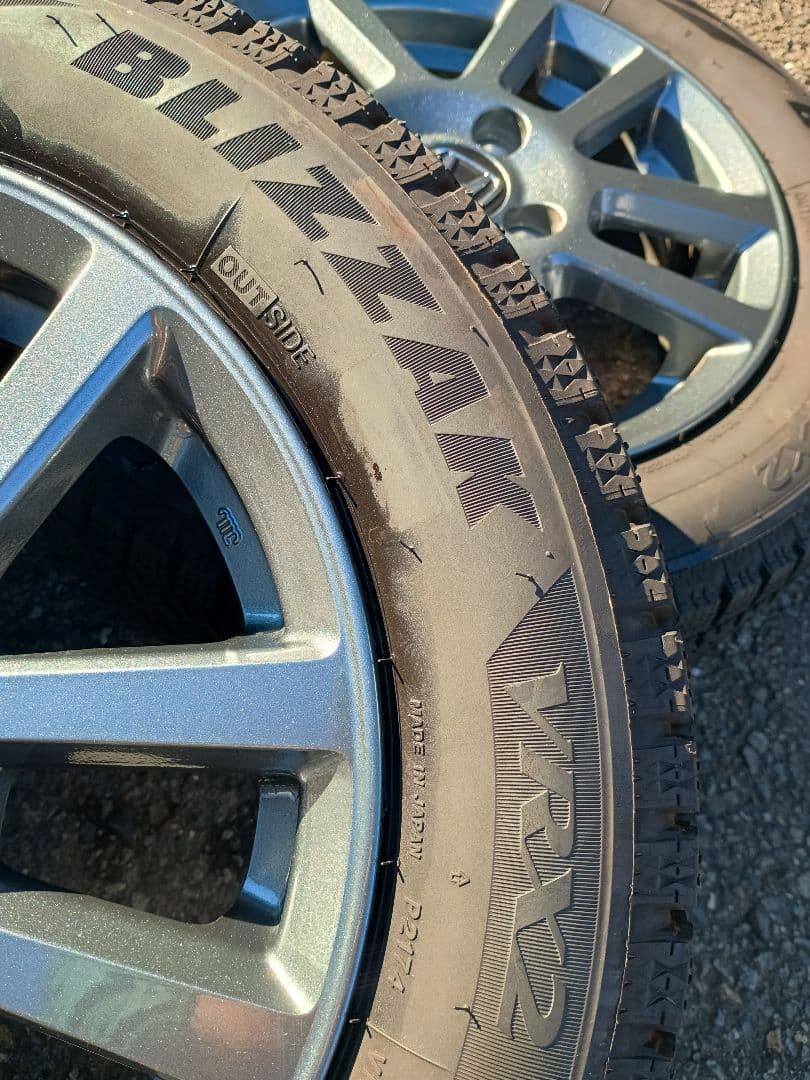 ホンダ純正アルミホイールセット　スタッドレス　 14インチ 　155/65R14