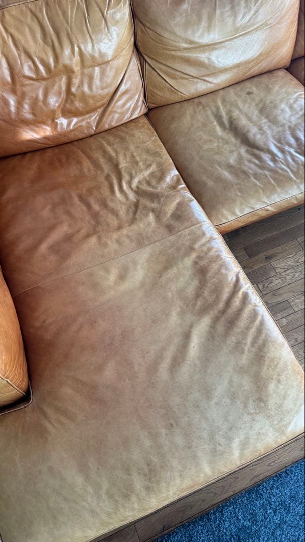 1/24(土)削除予定→ACTUS 定価43万円 カウチソファ