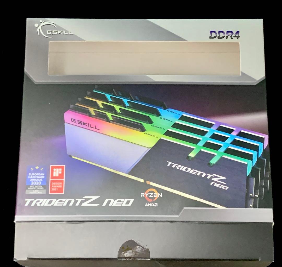 動作確認 G.SKILL 32GB×4 Trident Z　DDR4 3800