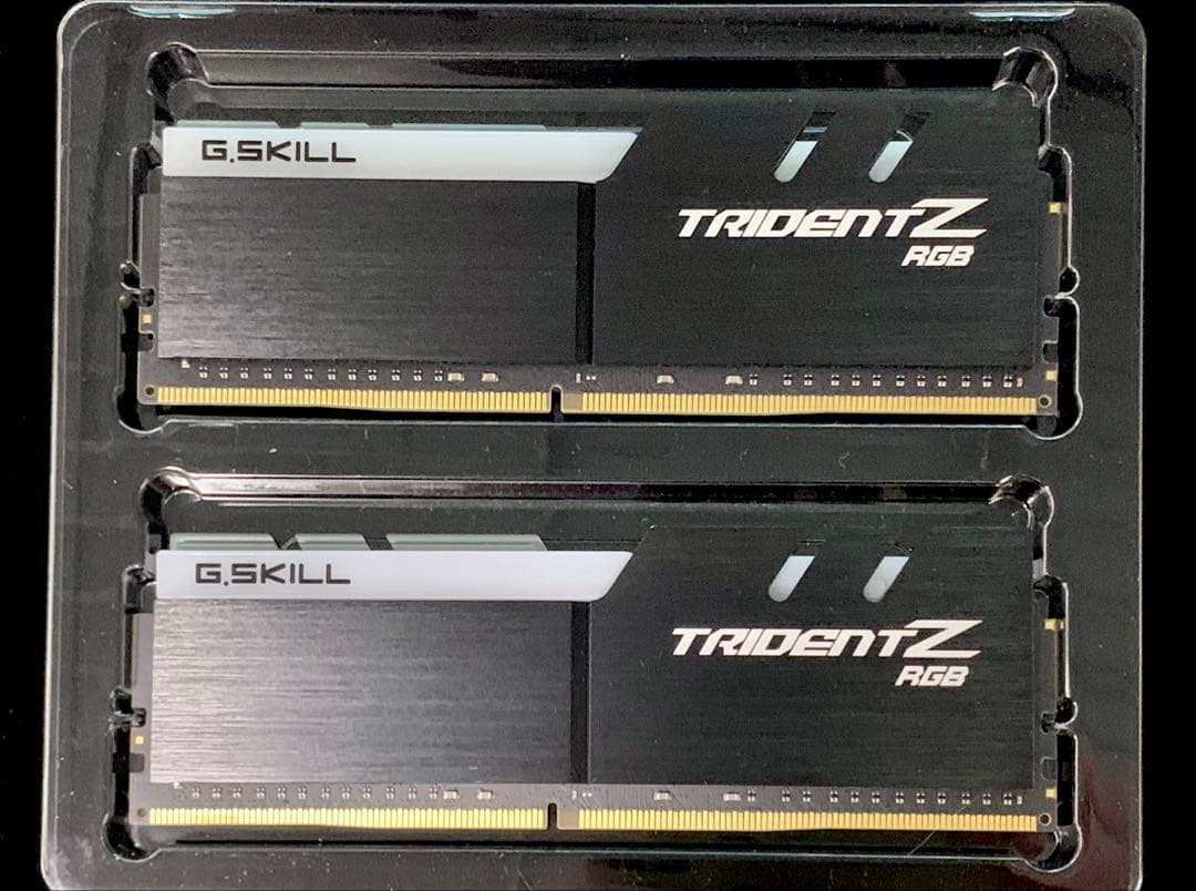 動作確認 G.SKILL 32GB×4 Trident Z　DDR4 3800