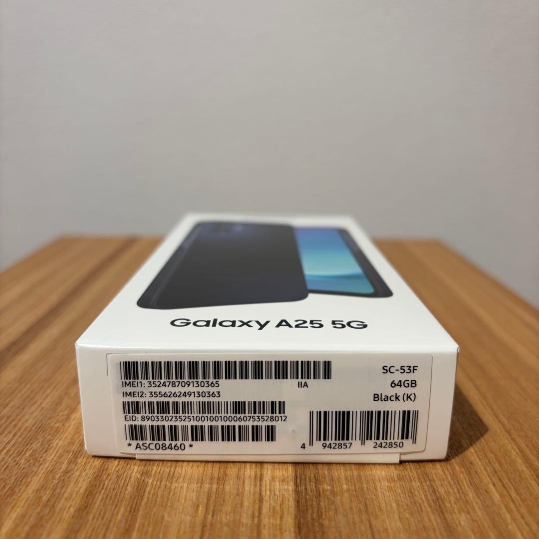 【新品未開封】SIMフリー Samsung Galaxy A25 5G ブラック