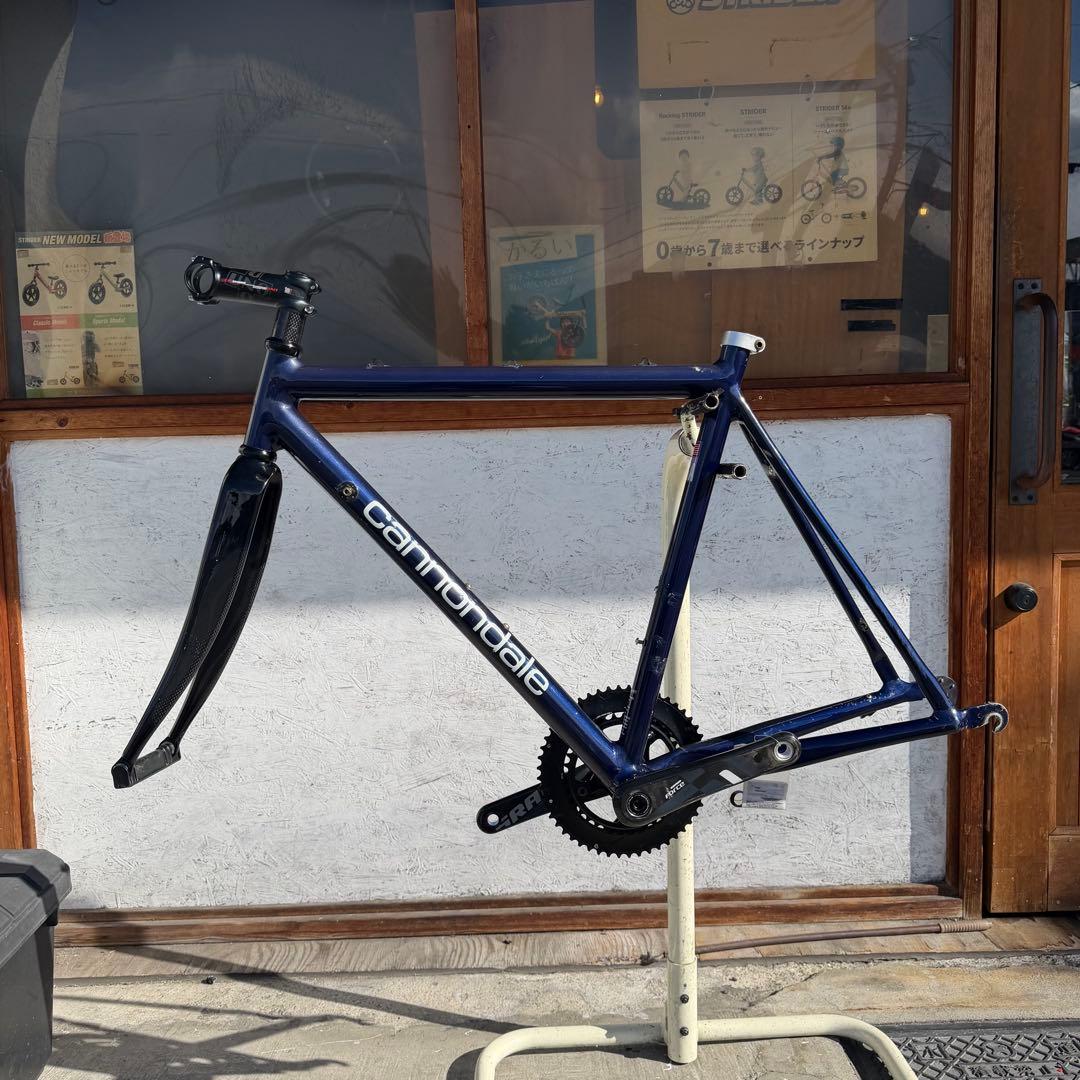 キャノンデール　90年代　ロードフレーム　スラムFORCEクランク　おまけあり