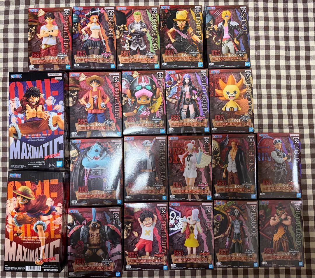 ワンピース　フィルムレッド&MAXIMATIC フィギュアセット
