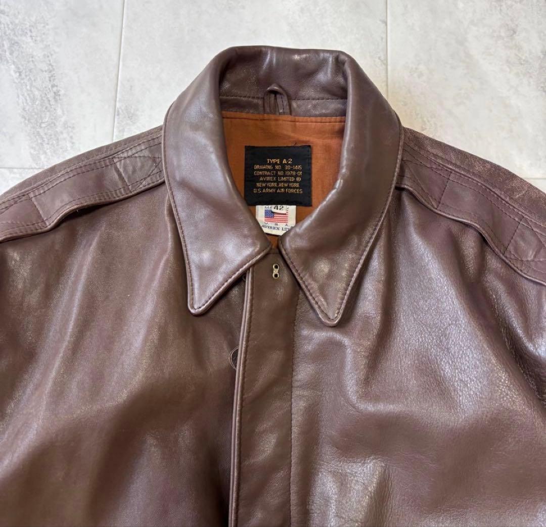 まくど AVIREX A-2 フライトジャケット90'sヴィンテージ