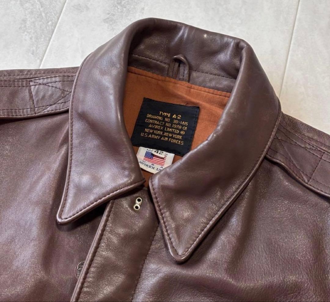 まくど AVIREX A-2 フライトジャケット90'sヴィンテージ