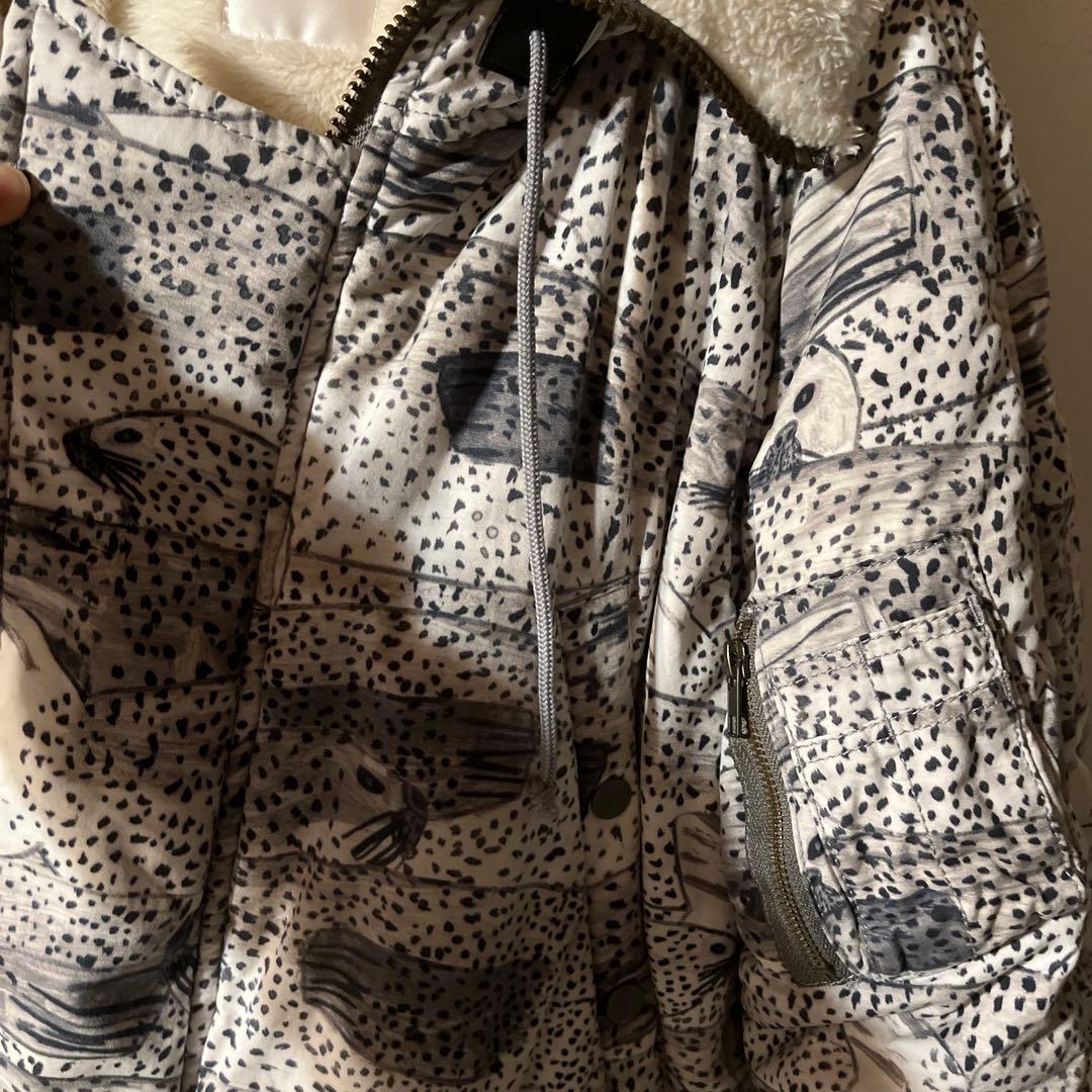 ネネット　ゴマフアザラシ　ボアジャンパー