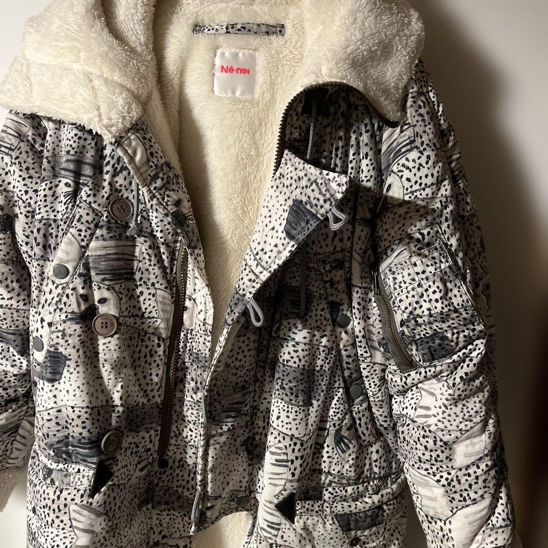 ネネット　ゴマフアザラシ　ボアジャンパー