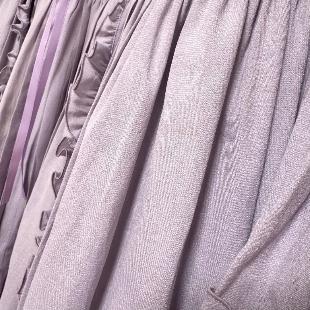 フィジカルドロップ 俵屋 薄紫 クラシカル姫袖ドレス ロングワンピース