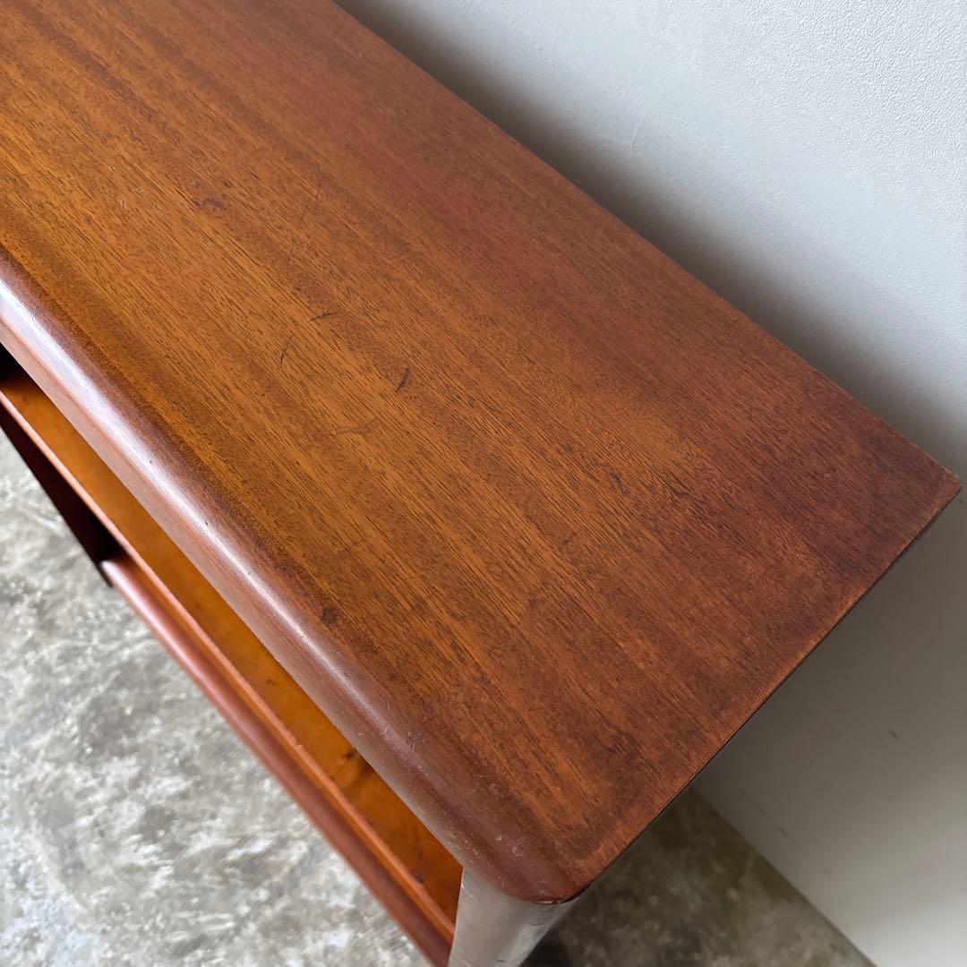 古い本棚　木箱　2段　古道具　アンティーク　収納棚　仕切り棚